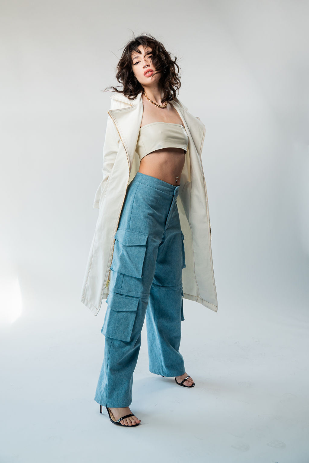 Denim Cargos