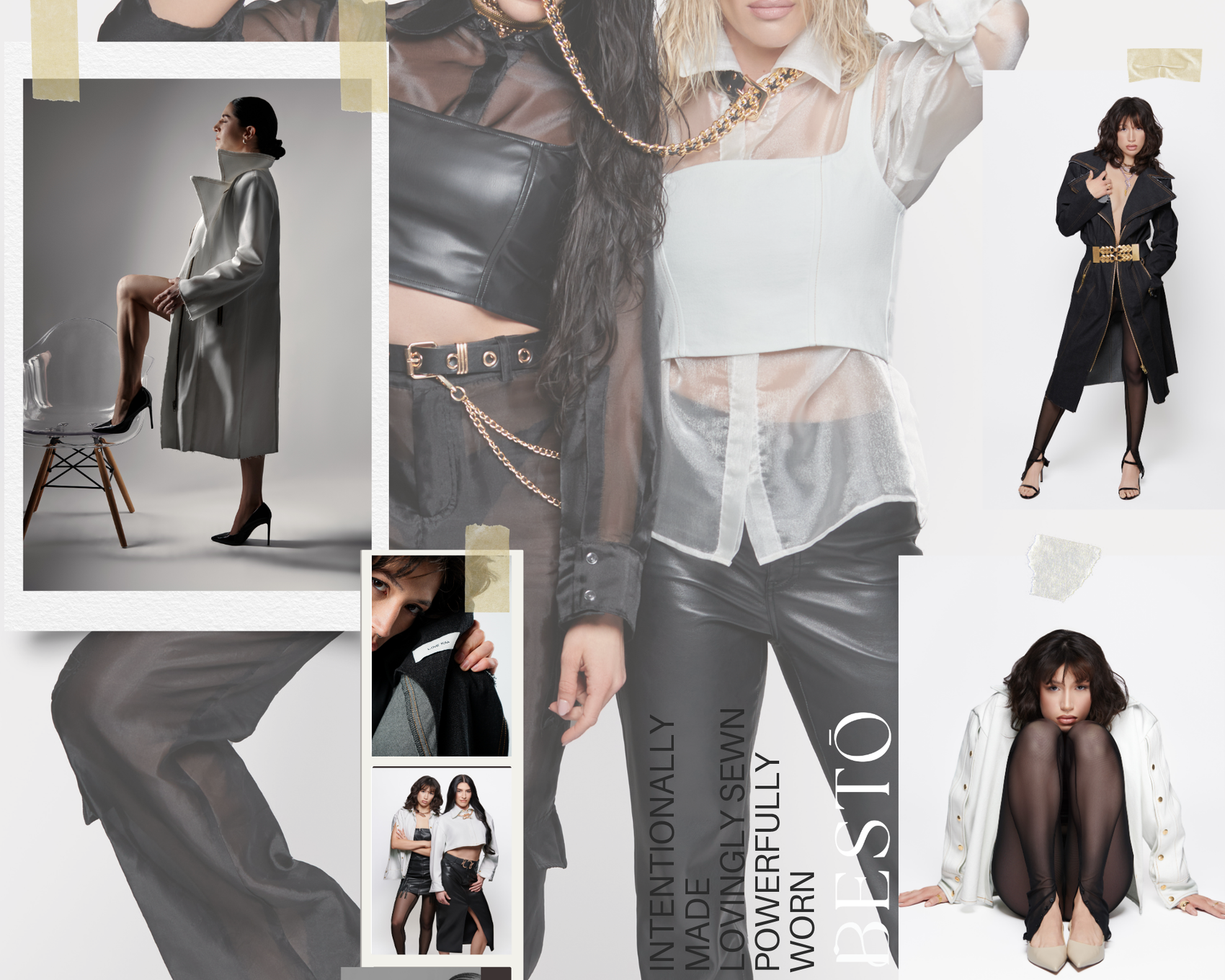 NEW DROP: LEATHER & SHEER